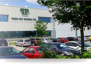 Pride Pak Canada Ltd. processing facility in Mississauga, Ontario