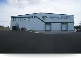 Pride Pak Nfld. Ltd. processing facility in Paradise, Newfoundland